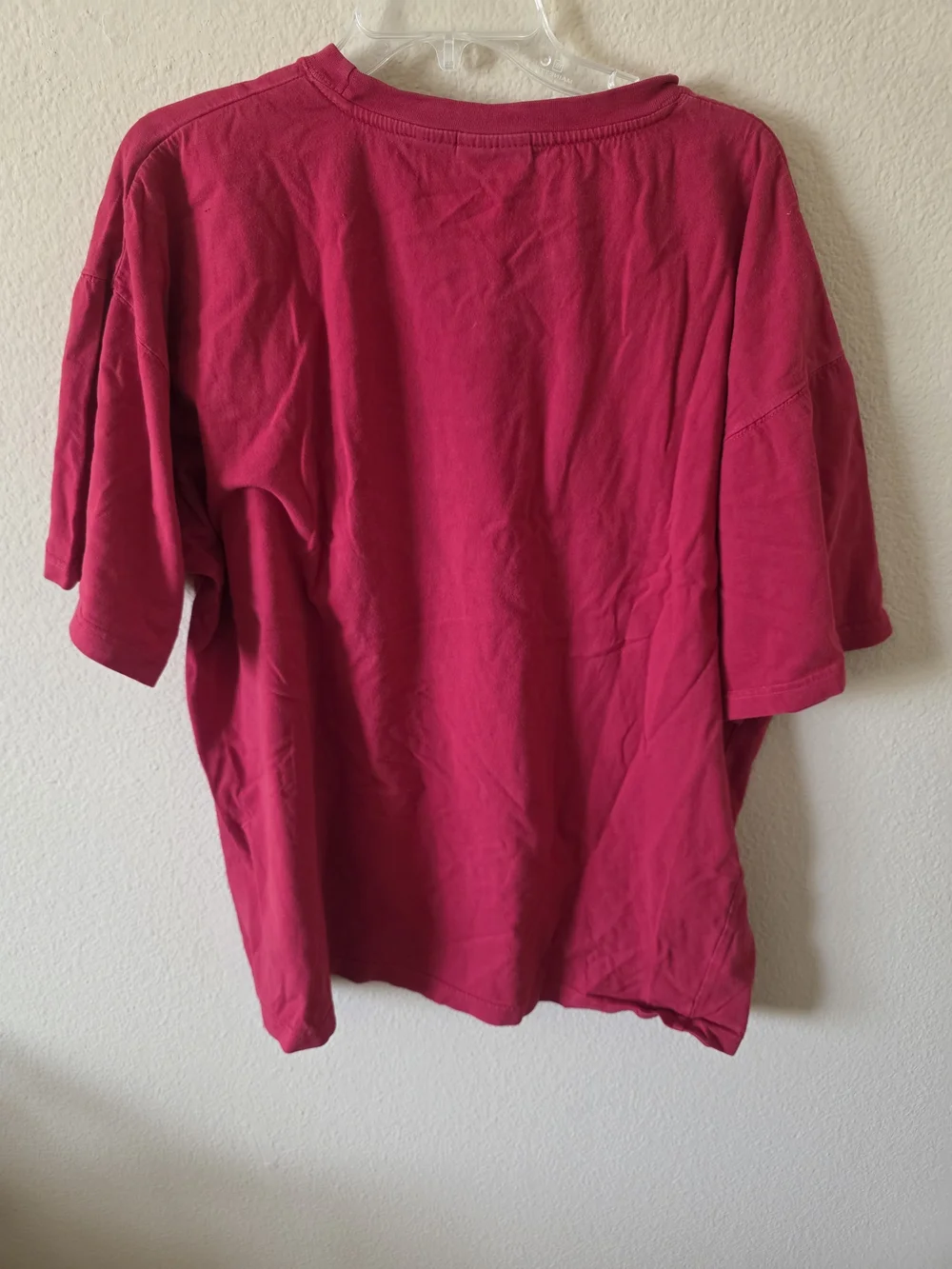 Reebok Men's Red Short Sleeve Logo Tee